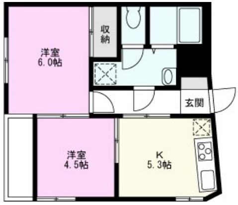 ネオパレス武蔵野の間取り