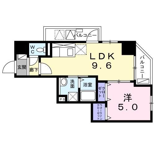 足立区西新井のマンションの間取り