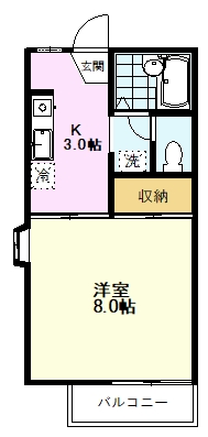 ファミーユ清鶴IIの間取り