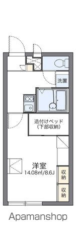 レオパレスヒメフィールの間取り写真