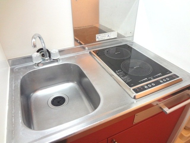 キッチン　安心安全な電気コンロ（仕様が異なる場合がございます。）