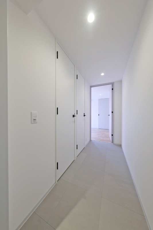 玄関　フラットな玄関