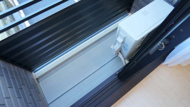 バルコニー　室内からの外観♪