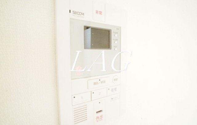 セキュリティ　モニター付きインターフォンです。