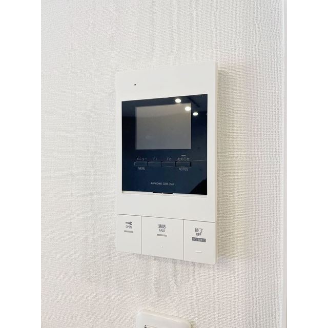 セキュリティ　建築中の為、今年完成した同じシリーズの別物件の写真です。