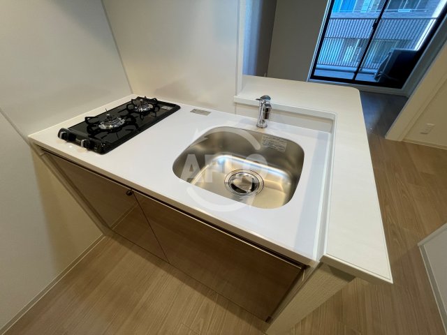 キッチン　コンフォリア・リヴ北久宝寺Q　2口ガスシステムキッチン