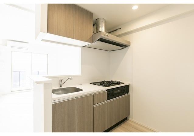 キッチン　周りを見渡しながら調理のできるカウンターキッチンです♪