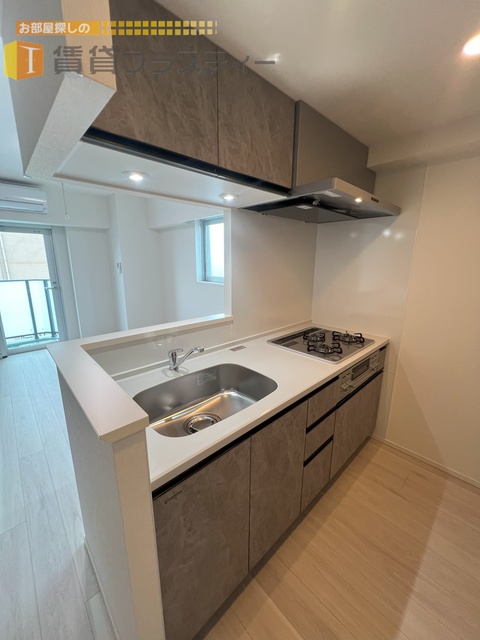 キッチン　会話も楽しめるカウンターキッチン。