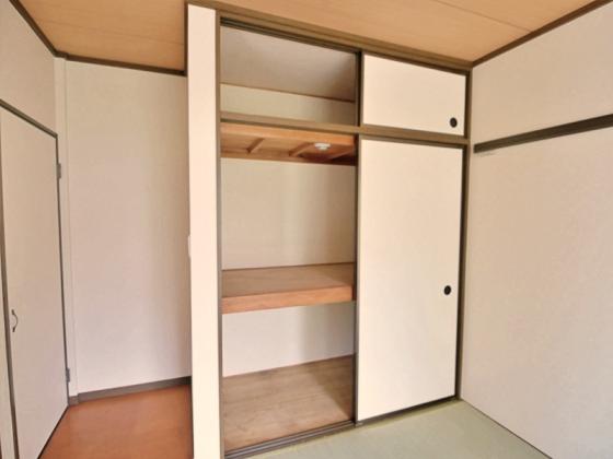 収納　和室の収納は広々しているので荷物がすっきり片付きます♪