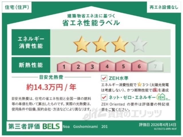 省エネ性能ラベル　省エネ性能ラベル
