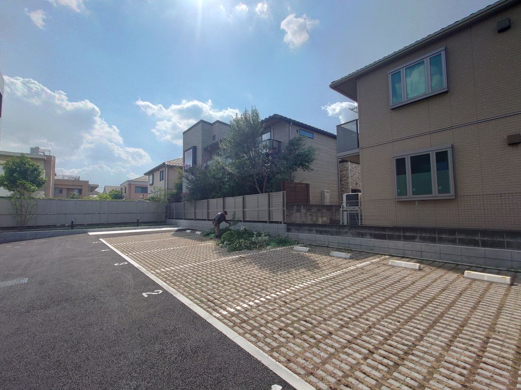 駐車場　眺望
