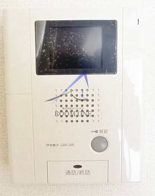 セキュリティ　モニター付きインターホンです。