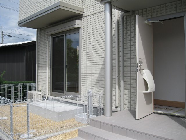 バルコニー　庭