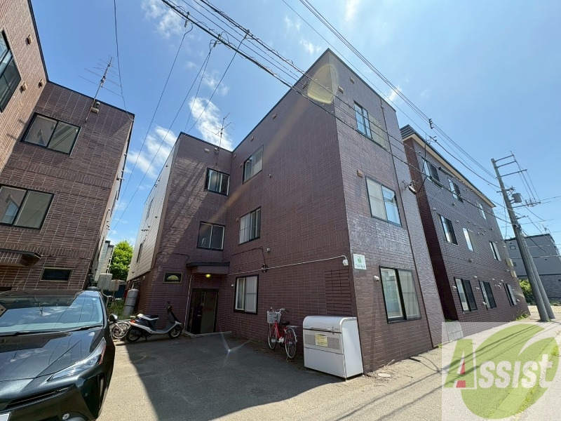 建物外観　札幌市東区北４４条東「シャネル栄町壱番館」