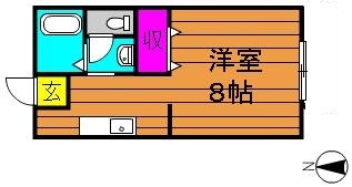 西之浦サンプラザの間取り写真