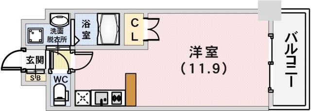 エスライズ新神戸の間取り写真