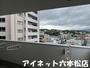 バルコニー　洗濯物はこちらへどうぞ。
