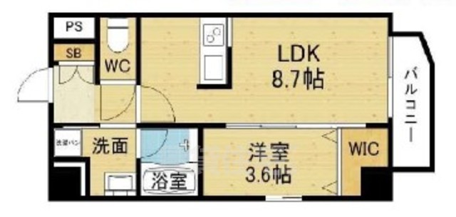 ＪＲ東海道本線 吹田駅 徒歩9分 8階建 築10年の間取り写真