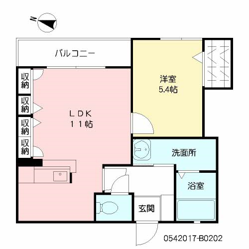 ＪＲ日豊本線 別府大学駅 徒歩23分 2階建 築20年の間取り写真