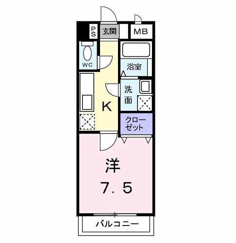 アヴァンティの間取り写真