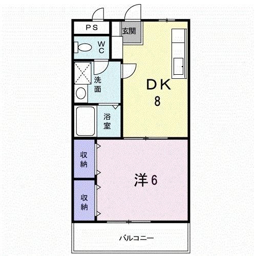 カンパーニュ塩上 Iの間取り写真