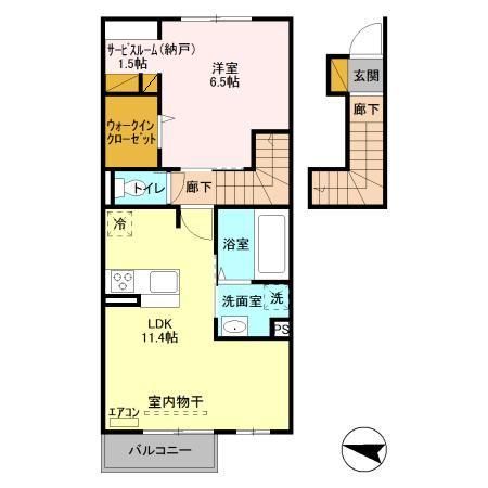 K.エスポワールの間取り写真