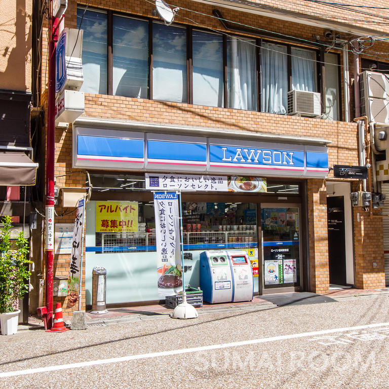 コンビニ　ローソン藤崎駅前店（コンビニ）まで100m