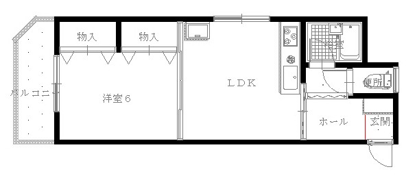 セシール幸和の間取り