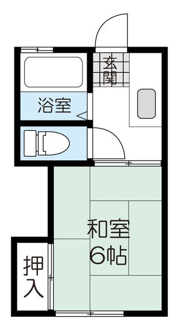 コーポ菅井Ｃ棟の間取り