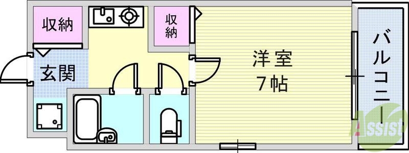 クレスト羽坂の間取り