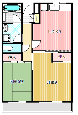 ルミエールマルヤマの間取り