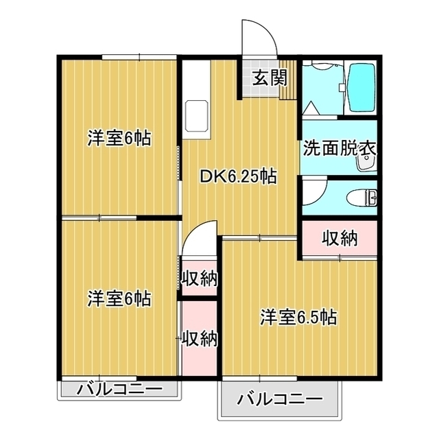 フレグランス平川の間取り