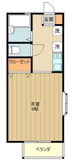 東京都国立市富士見台１（アパート）の賃貸物件の間取り