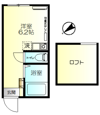 ヒルズ渡田東町の間取り