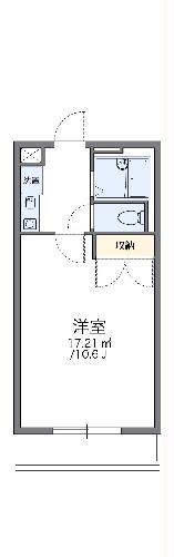 レオパレスアザミの間取り