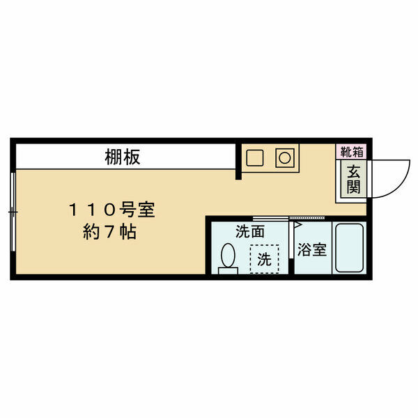 八王子市西寺方町のマンションの間取り