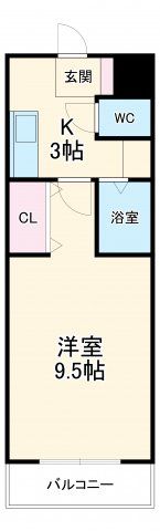 A・Ｃｉｔｙ明治本町の間取り