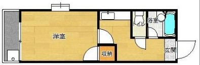 鹿児島市大竜町のマンションの間取り