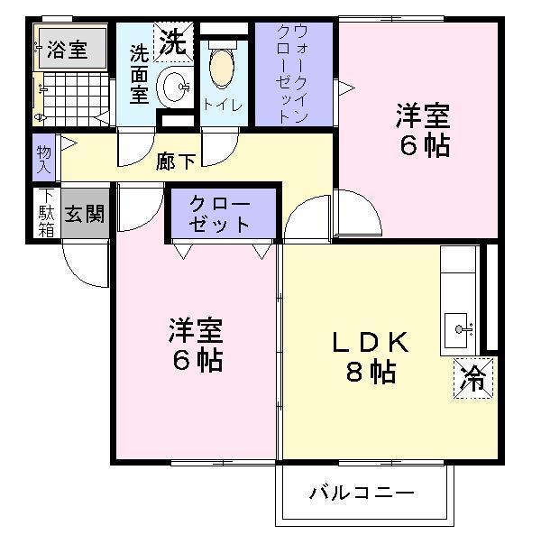 グリーンコート堺東Ｂ棟の間取り