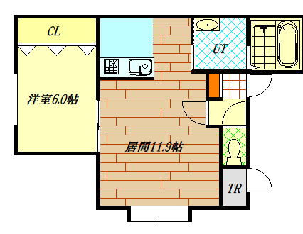 レーヴ春光の間取り