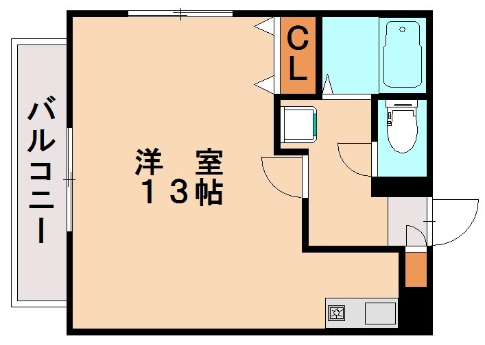 那珂川市恵子のマンションの間取り