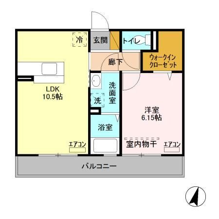 シエルブルーの間取り