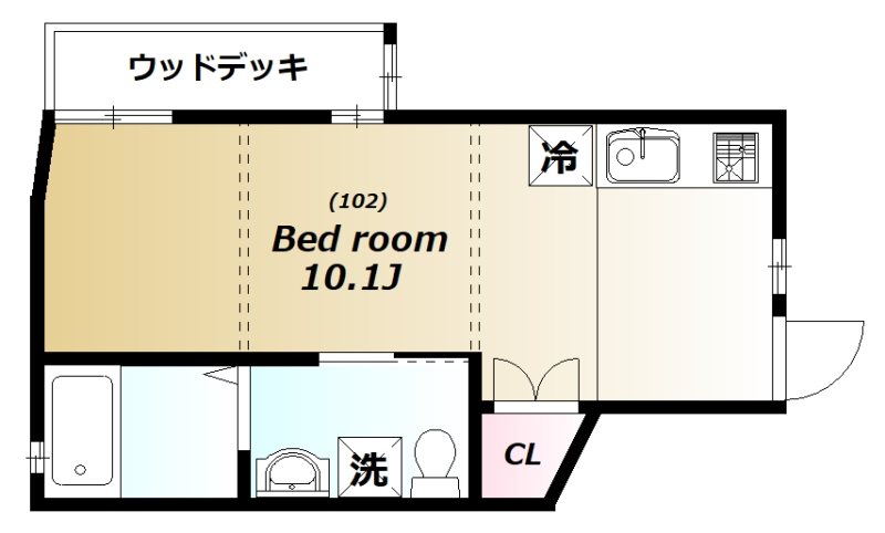 ミーナソルテ桜新町の間取り