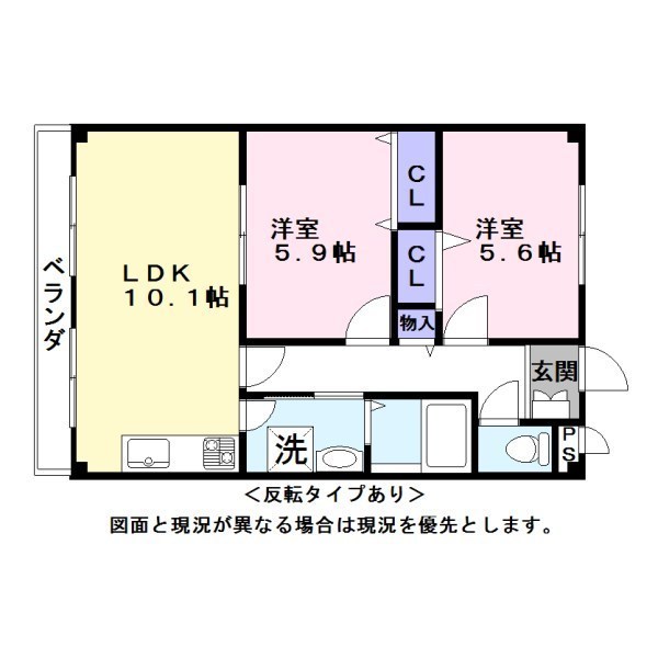 スーリール１番館の間取り