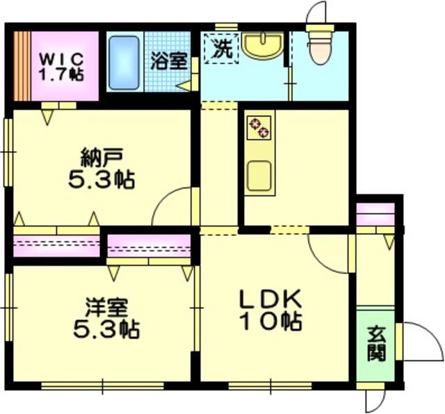 品川区西中延のマンションの間取り