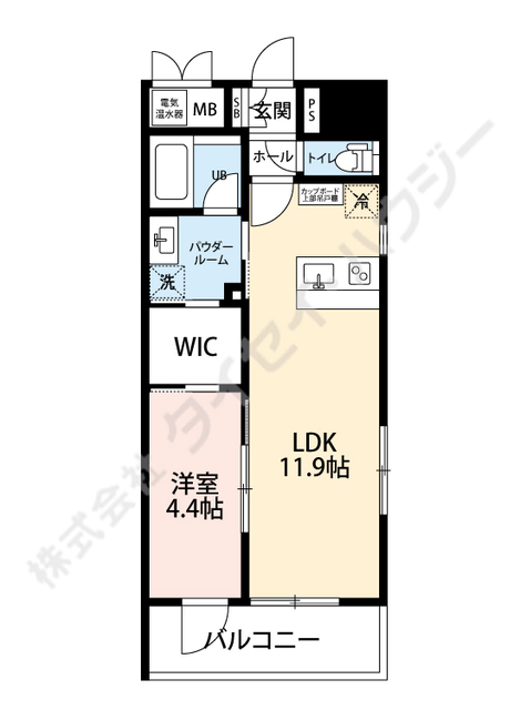 セントフィールド一番町の間取り