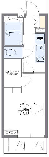 レオパレスヴェール　山口の間取り