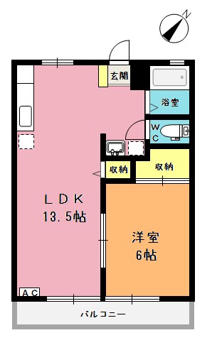 朝日第7コーポの間取り