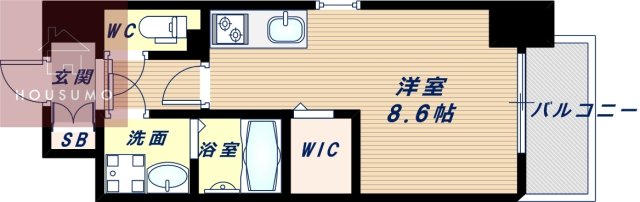 Shining江坂離宮の間取り