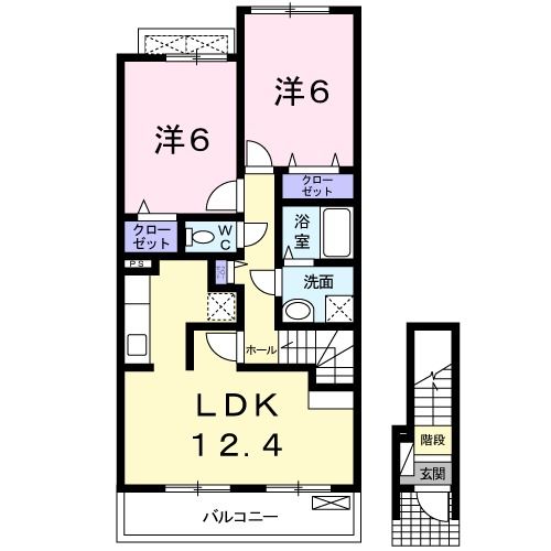 ファイン若松Ａの間取り